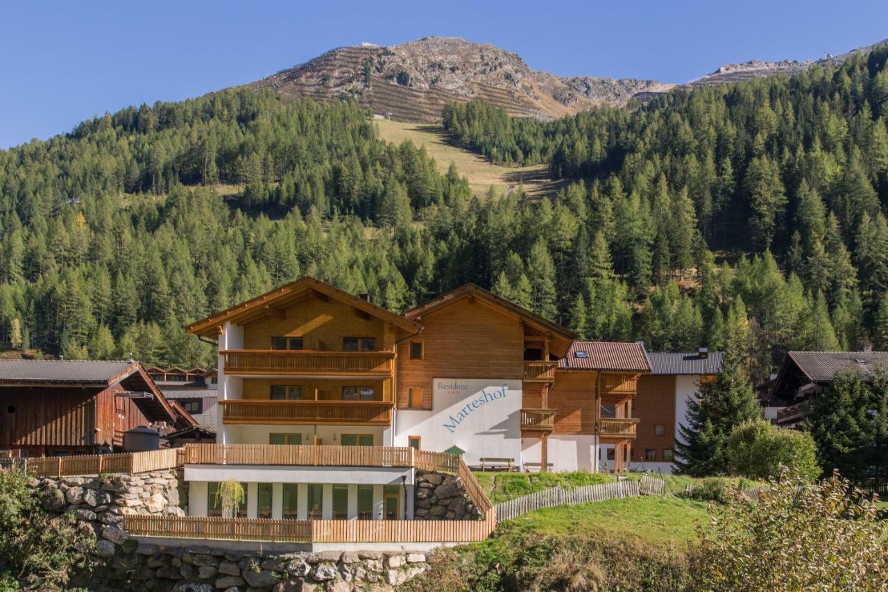 Apparthotel Marteshof Pfelders Exteriör bild